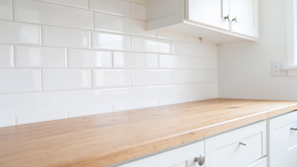 biała kuchnia jakie płytki na ścianę