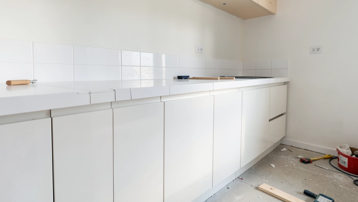 płytki w kuchni przed czy po meblach