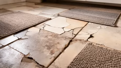 co można położyć na płytki w kuchni na podłodze