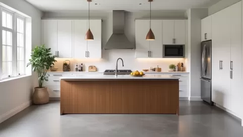 Jaka kuchnia do szarej podłogi