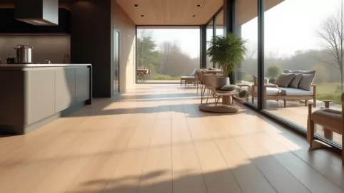 Jaka podłoga do kuchni z salonem