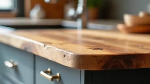 Jaki blat do drewnianej kuchni