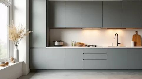 Jaki kolor pasuje do szarych mebli w kuchni