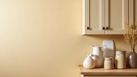 Jaki kolor ścian do beżowych mebli w kuchni
