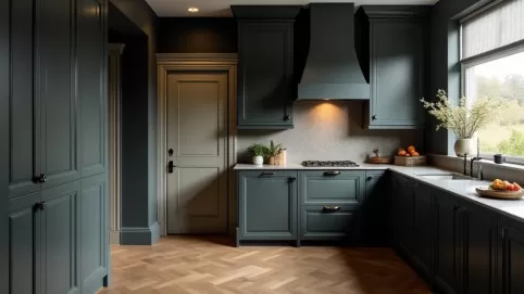 Jaki kolor ścian do ciemnych mebli w kuchni