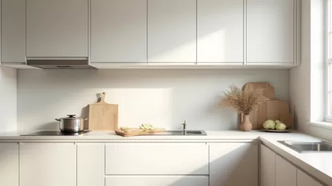 Jaki kolor ścian do kuchni z białymi meblami