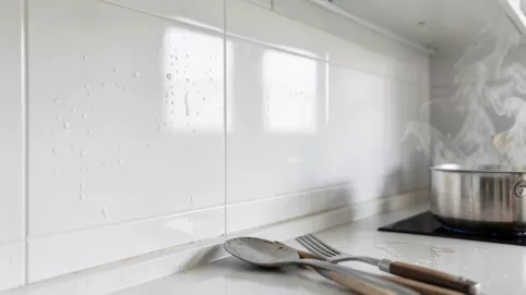 panele pcv na ścianę w kuchni