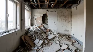 Wyburzenie ściany między kuchnią a pokojem